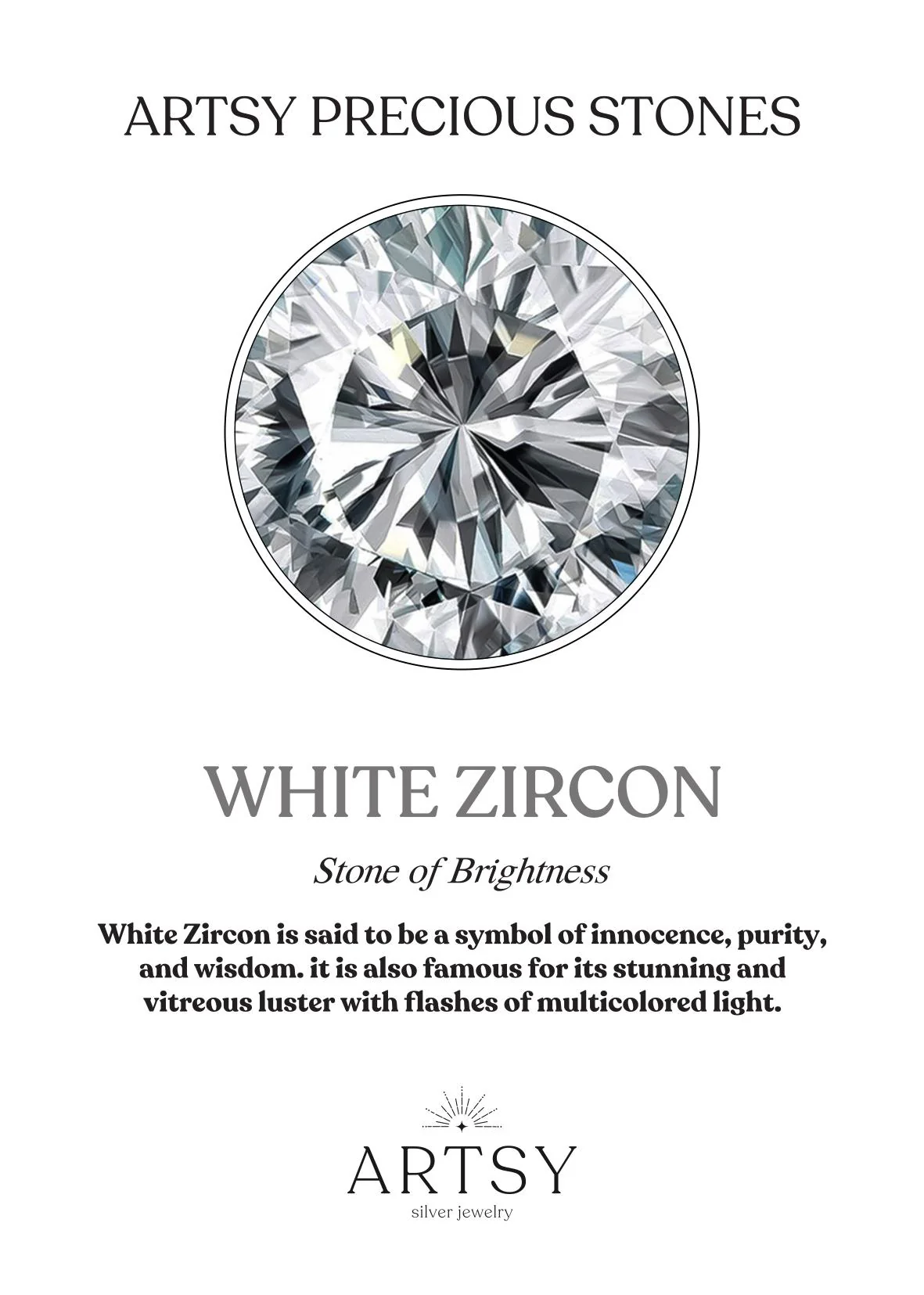 Confident Spark Zircon Ring - Image 9