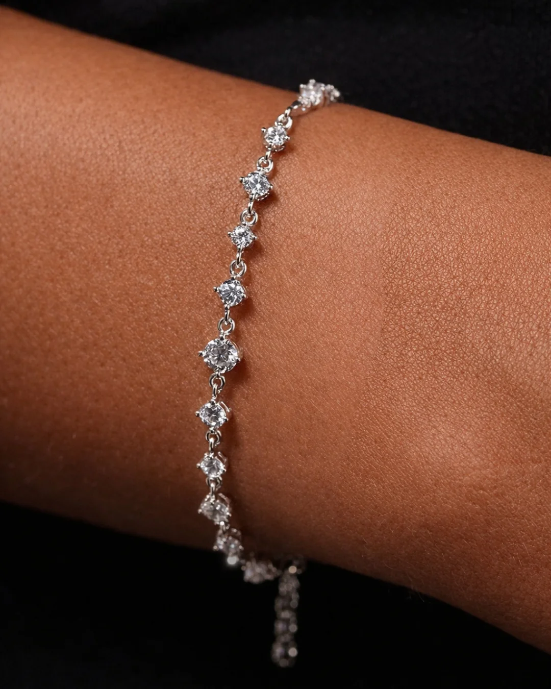 Twinkled Zircon Adjustable Bracelet - Image 2