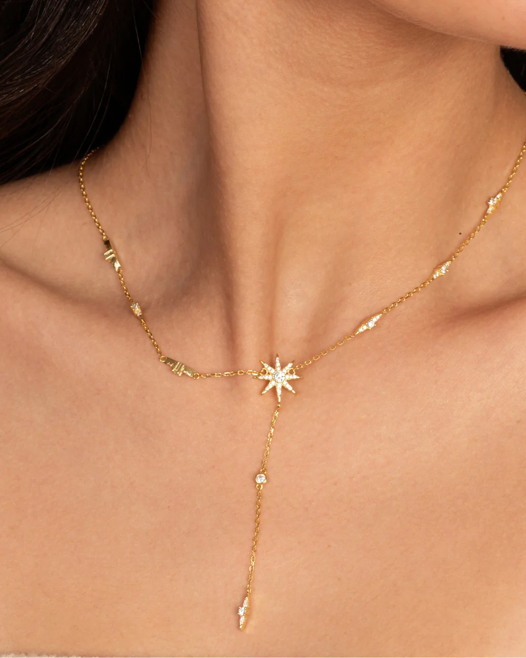 Under Moonlight Lariat Necklace