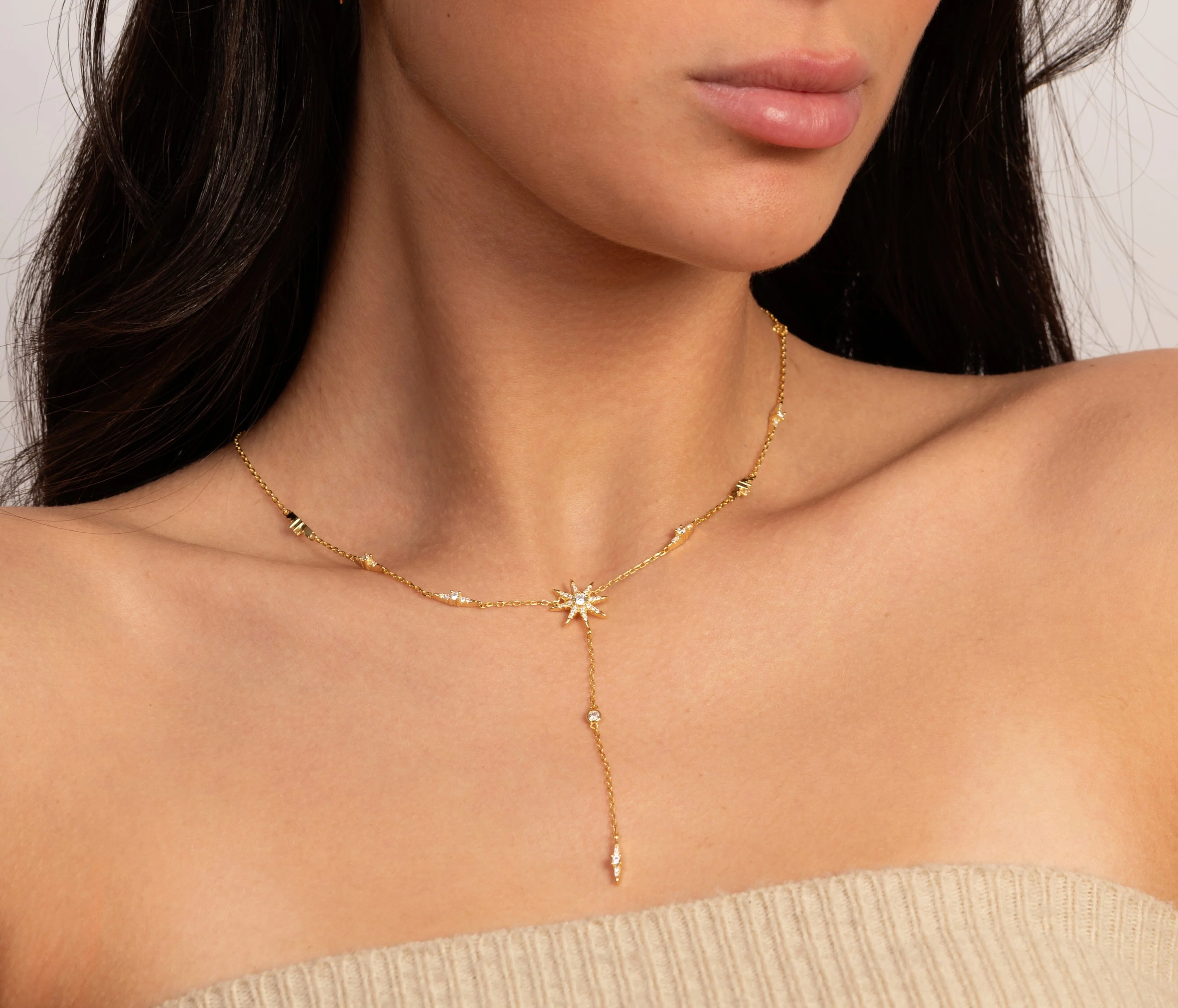 Under Moonlight Lariat Necklace - Image 2
