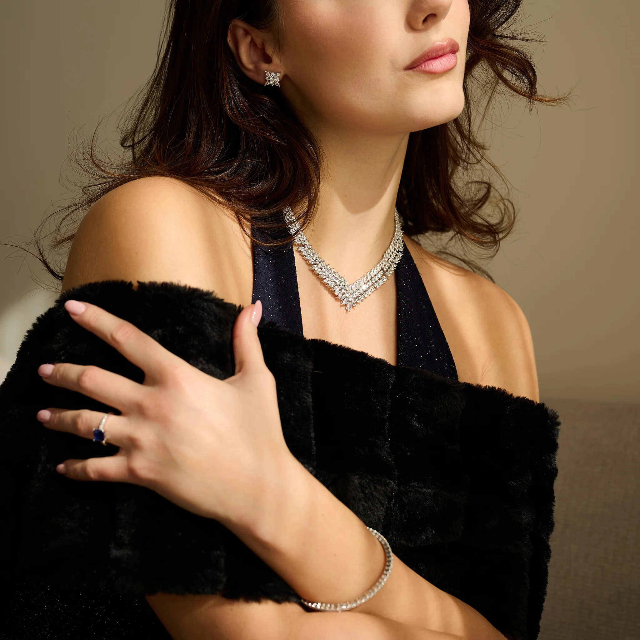 Regal Marquise Necklace - Image 4