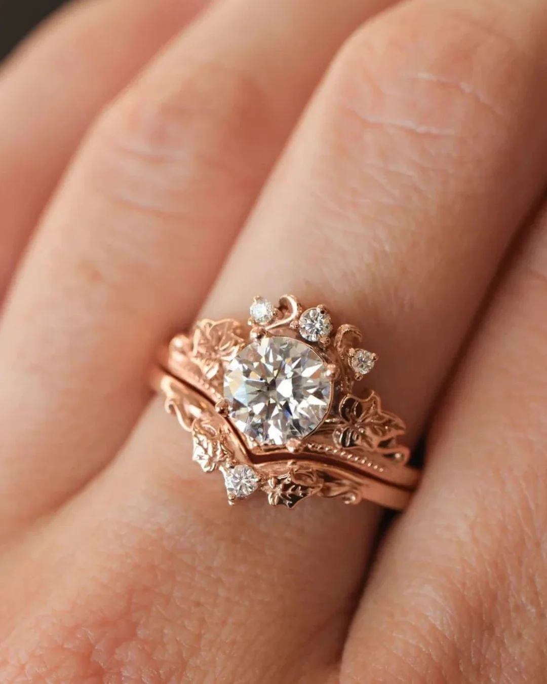 Victorian Art 2 Set Ring