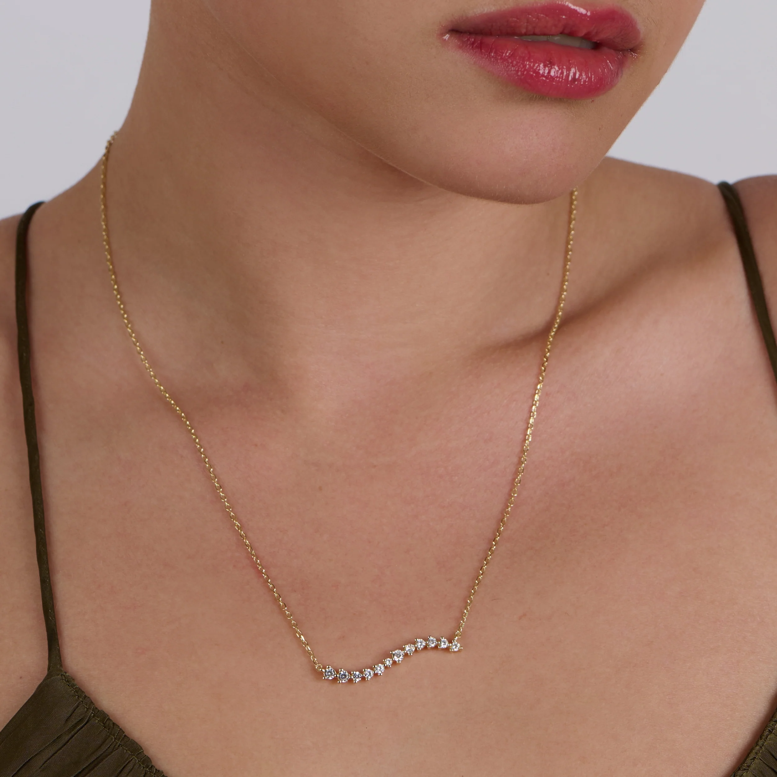 Lowa White Zircon Necklace - Image 2
