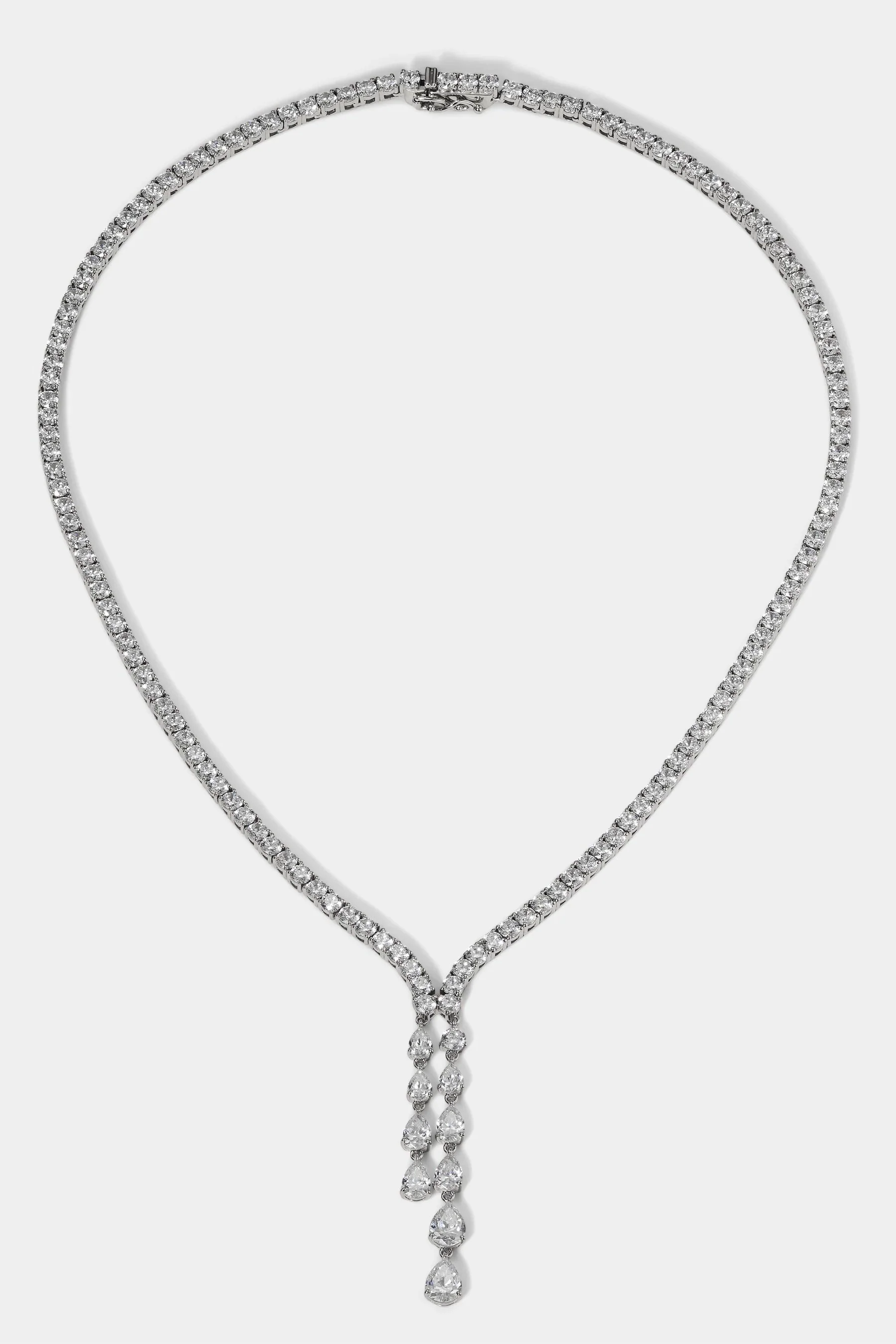 Juliet Lariat Tennis Necklace - Image 5