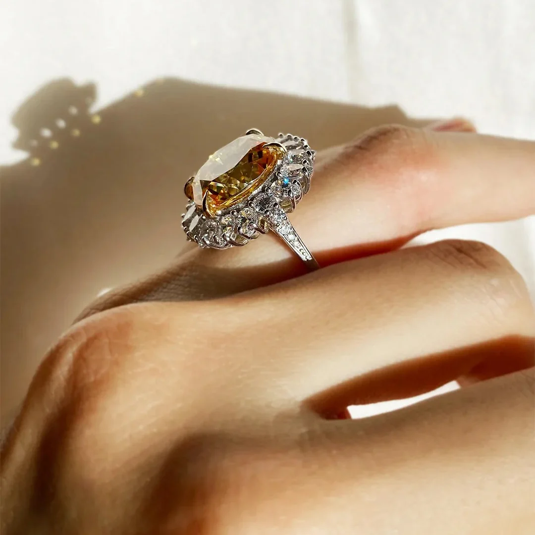 Marie Antoinette Yellow Zircon Ring - Image 2