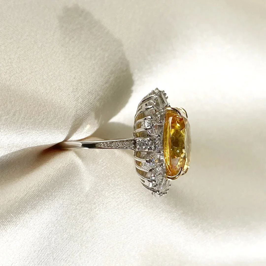 Marie Antoinette Yellow Zircon Ring - Image 4